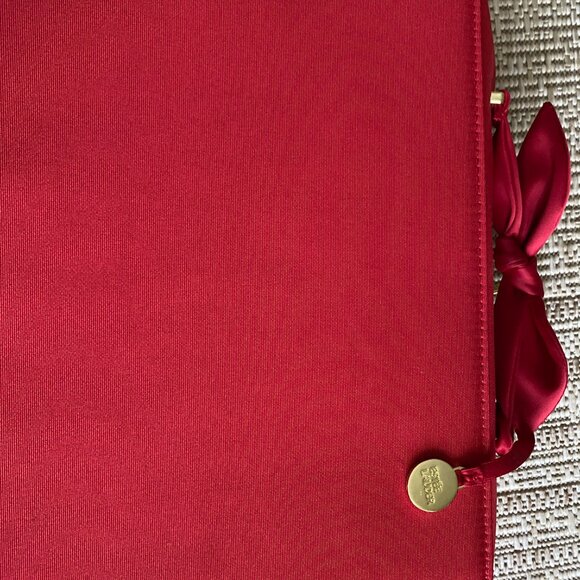 Estee Lauder Pink and Red Makeup Bag❤️Peppermint Toiletries Case - Picture 6 of 7